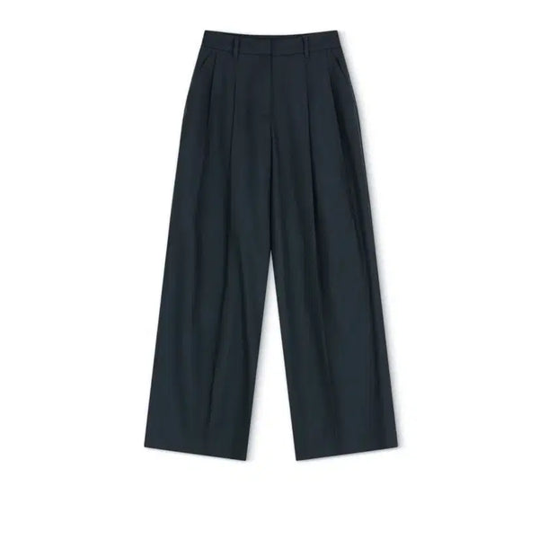 [BUNJANG] Abraamoi Wide Trousers Navy / 아비에무아 와이드 트라우저 네이비
