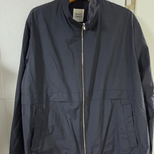 [BUNJANG] Studio Tomboy Navy Zip-Up Windbreaker / 스튜디오 톰보이 네이비 집업 바람막이
