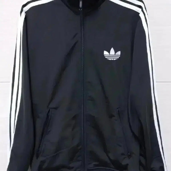 [BUNJANG] Adidas Black White Track Top Jersey Zip-Up Size S / 아디다스 블랙 검흰 트랙탑 저지 져지집업 90/S