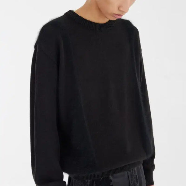 [BUNJANG] Youth Curved Angora Knit M / youth 유스 커브드 앙고라 니트 M