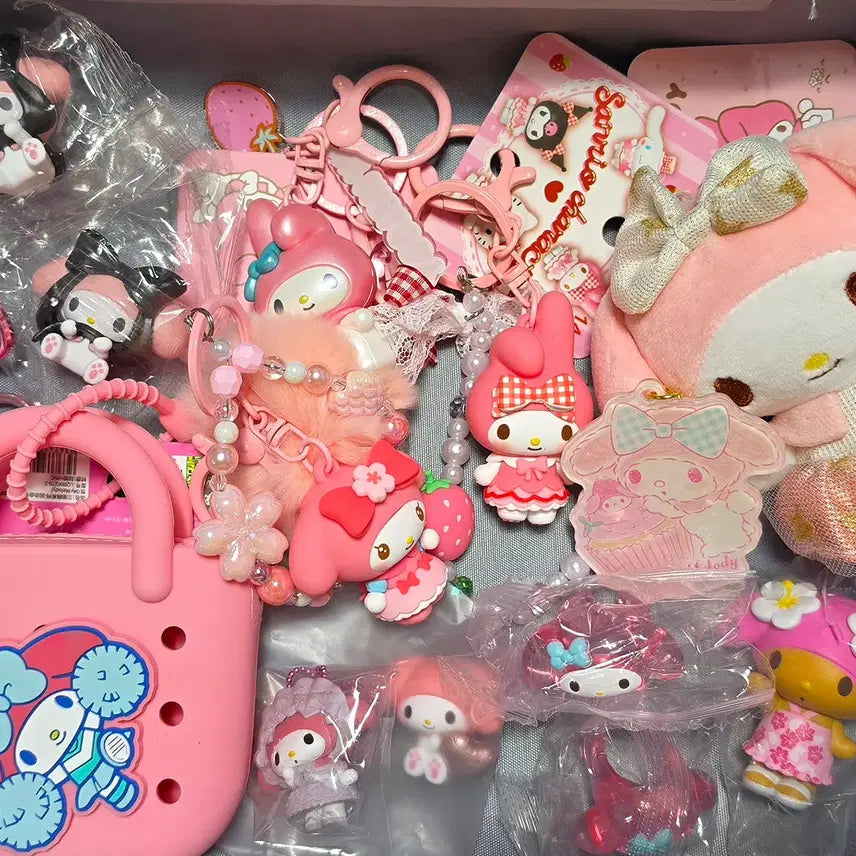 [BUNJANG] Sanrio My Melody Gacha Figure Bundle Set / 산리오 마이멜로디 가챠 피규어 일괄