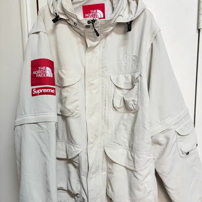 [BUNJANG] Supreme x The North Face Convertible Jacket Stone XL / 슈프림x노스페이스 컨버터블 자켓 스톤 XL