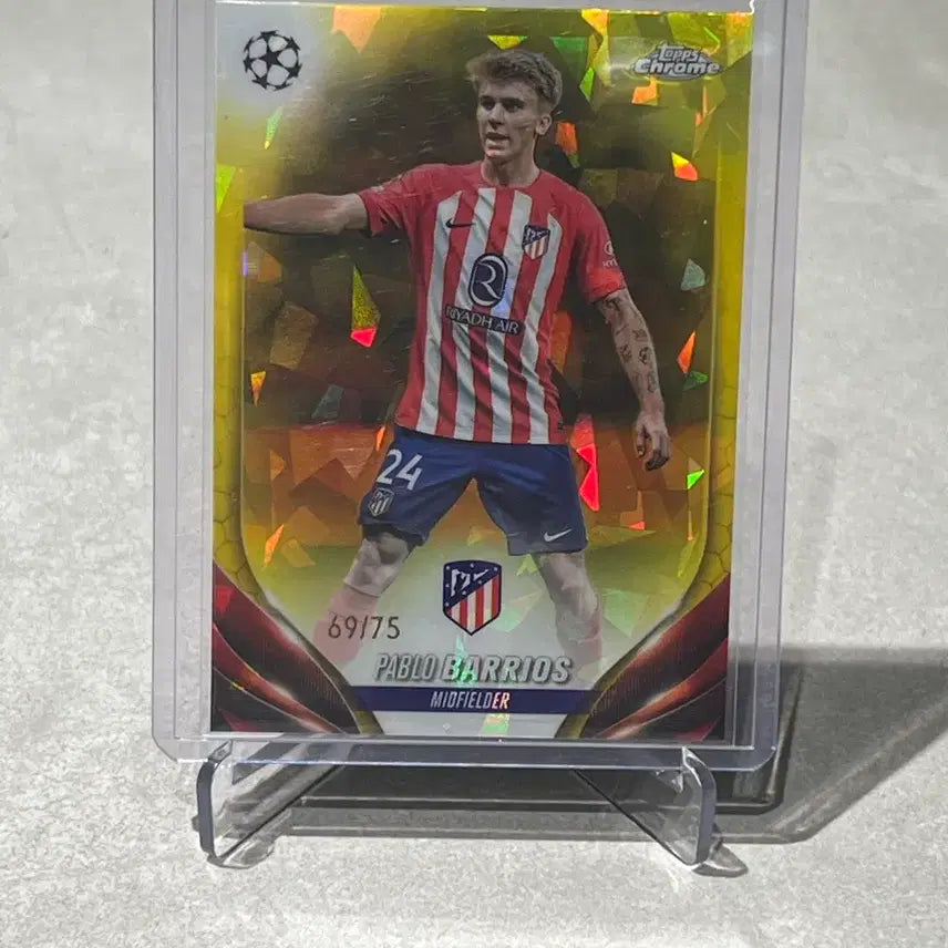 [BUNJANG] Balios Pablo Soccer Card Limited Edition 69/75 / 바리오스 파블로 축구카드