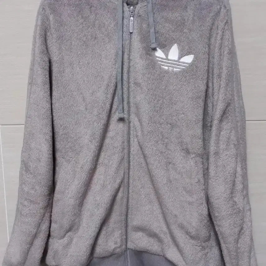 [BUNJANG] Adidas Firebird Fleece Lined Track Top Jersey - Grey - Size 95 / 아디다스 희귀 파이어버드 양털 뽀글이 그레이 트랙탑 저지 져지집업 95