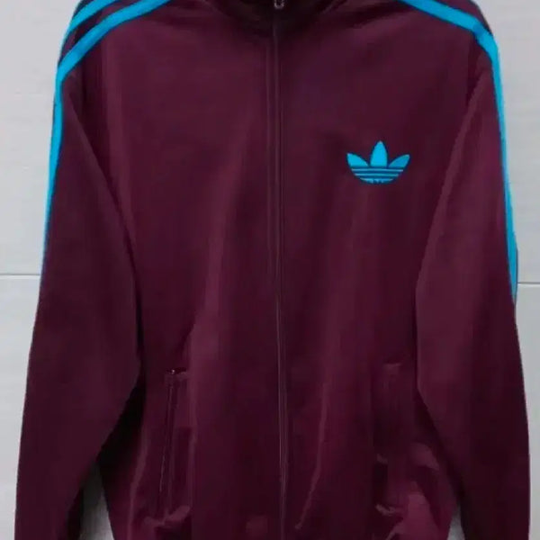 [BUNJANG] Adidas Maroon Burgundy Sky Blue Track Top Jersey / 아디다스 마룬 버건디 스카이블루 트랙탑 저지 져지집업 90~95싸이즈
