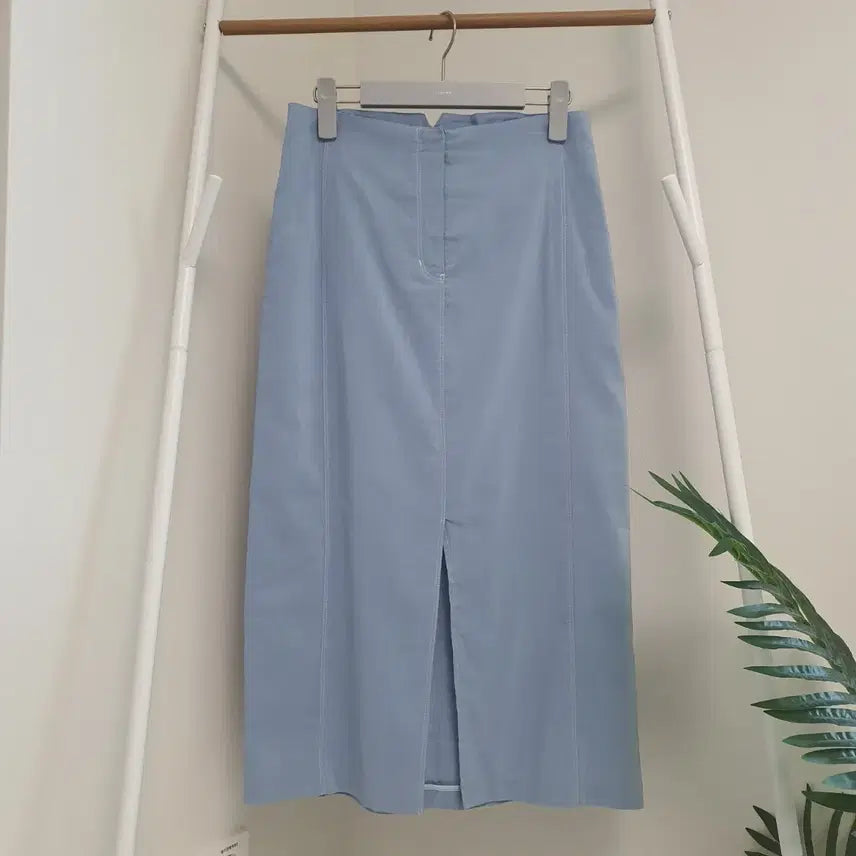 [BUNJANG] DUEL Slit Span H-Line Skirt / 듀엘 트임 스판 H라인스커트