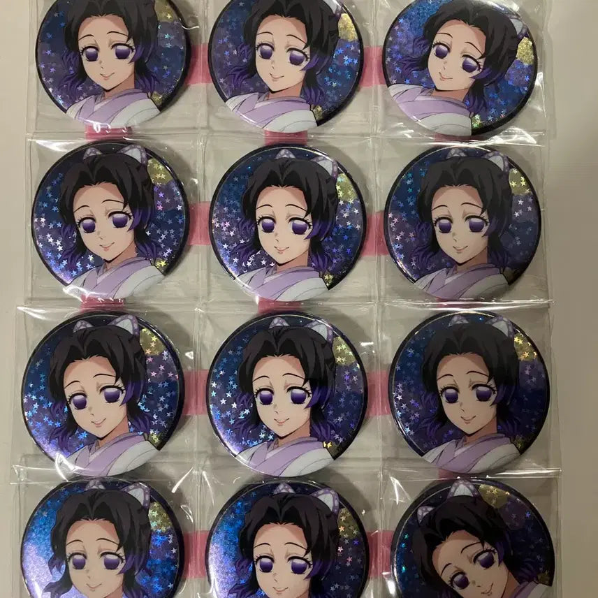 [BUNJANG] Demon Slayer Shinobu Kocho Jump Festa Can Badge Set (12 pieces) / 귀멸의 칼날 코쵸우 시노부 점프페스타 캔뱃지 12개