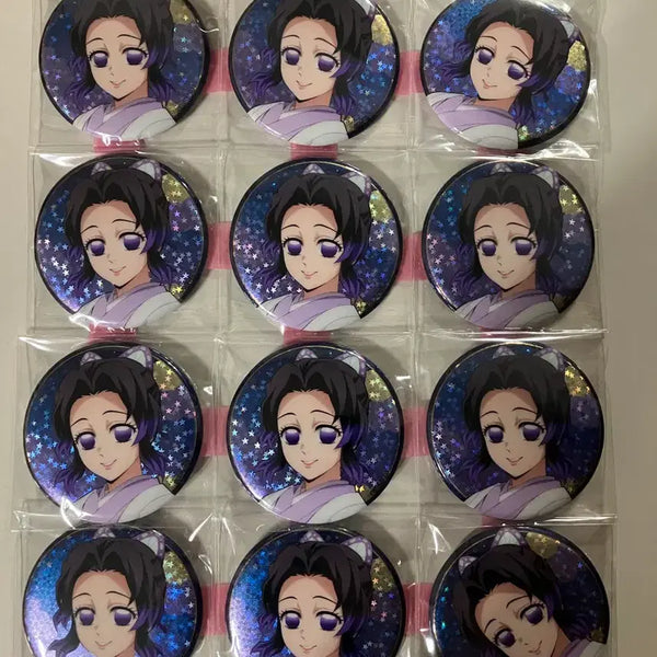 [BUNJANG] Demon Slayer Shinobu Kocho Jump Festa Can Badge Set (12 pieces) / 귀멸의 칼날 코쵸우 시노부 점프페스타 캔뱃지 12개