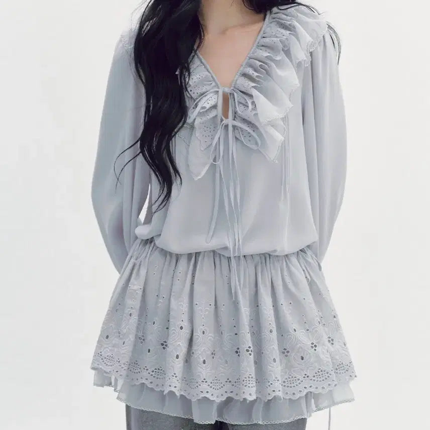 [BUNJANG] Dirtys Petal Bloom One-Piece Dress / 더티스 페탈 블룸 원피스