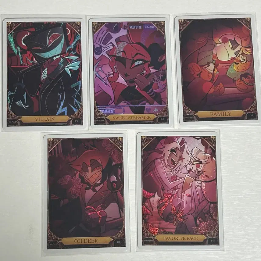 [BUNJANG] HasBeenHotel Unofficial Foil Card Bundle Set / 해즈빈호텔 비공식 포일 카드 굿즈 일괄 판매