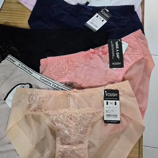 [BUNJANG] Women's Size 90 Panties - 7 Piece Set / 90사이즈여자팬티 7장 9000원