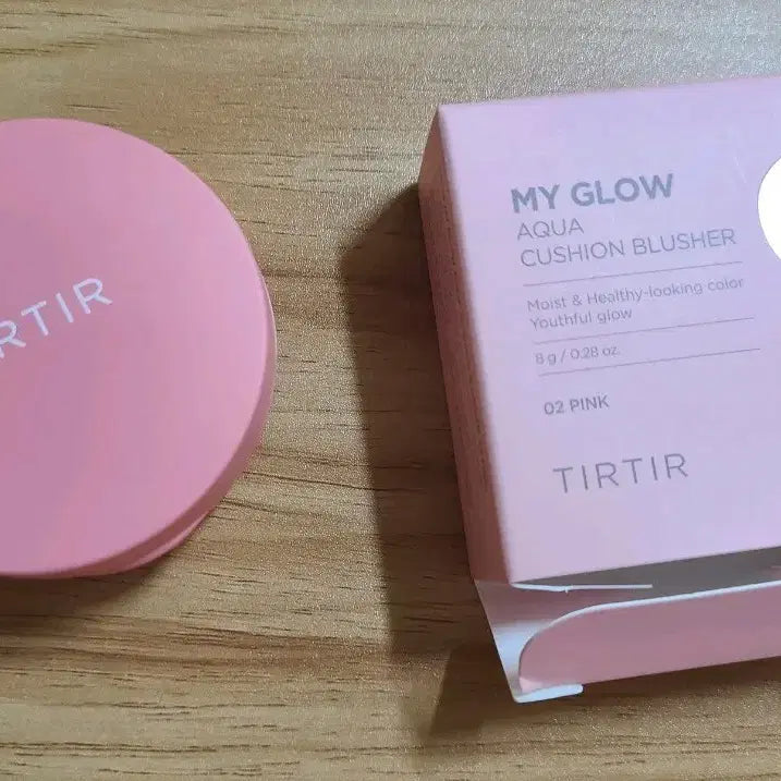 [BUNJANG] TIRTIR My Glow Aqua Cushion Blusher No. 02 Pink / 티르티르 아쿠아 쿠션 블러셔 02 핑크 (새제품)