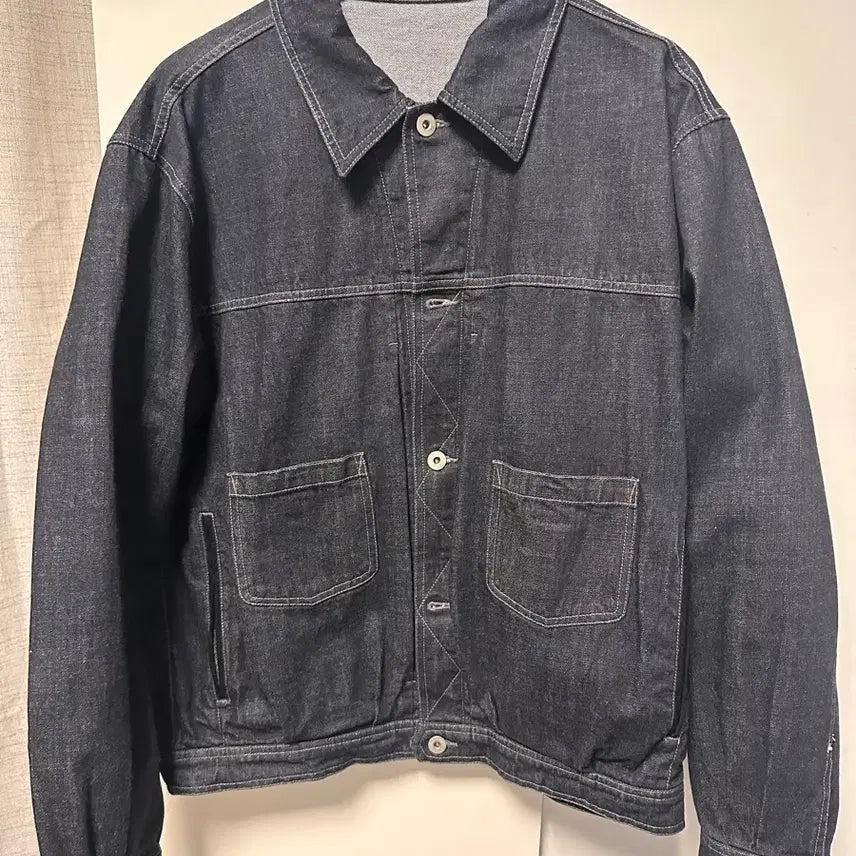 [BUNJANG] Politeu Reu Denim Trucker Jacket Indigo Size 3 / [3]폴리테루 데님 트러커 자켓 인디고 판매