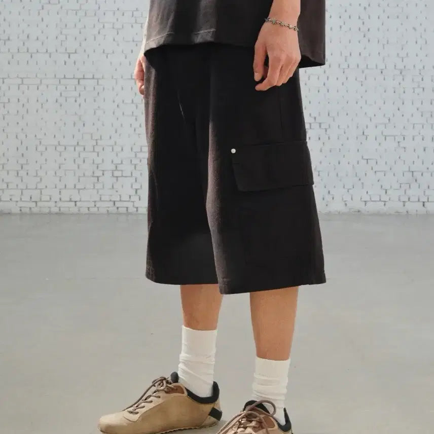 [BUNJANG] Dive In Jumbo Cargo Bermuda Pants Size 0 / 다이브인 점보 카고 버뮤다 팬츠