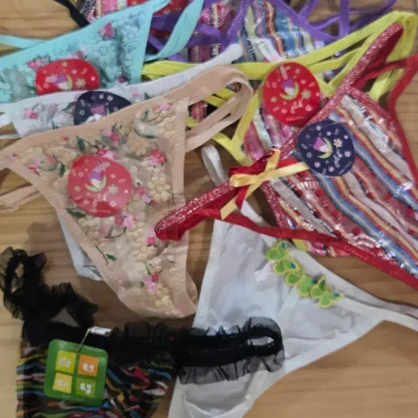 [BUNJANG] 10-Pack Thong Panties Set / 티팬티10장 12000원