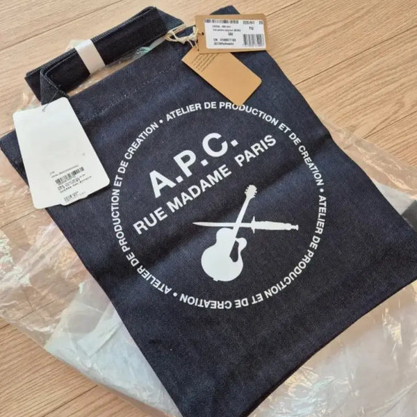 [BUNJANG] A.P.C. Denim Tote Bag Indigo / (새상품) 아페쎄 데님 토트백 INDIGO