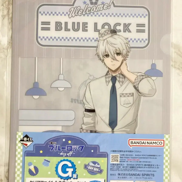 [BUNJANG] Blue Lock Nagi Seishiro Clear File & Sticker Set / 블루록 나기 클리어 파일 & 스티커 세트
