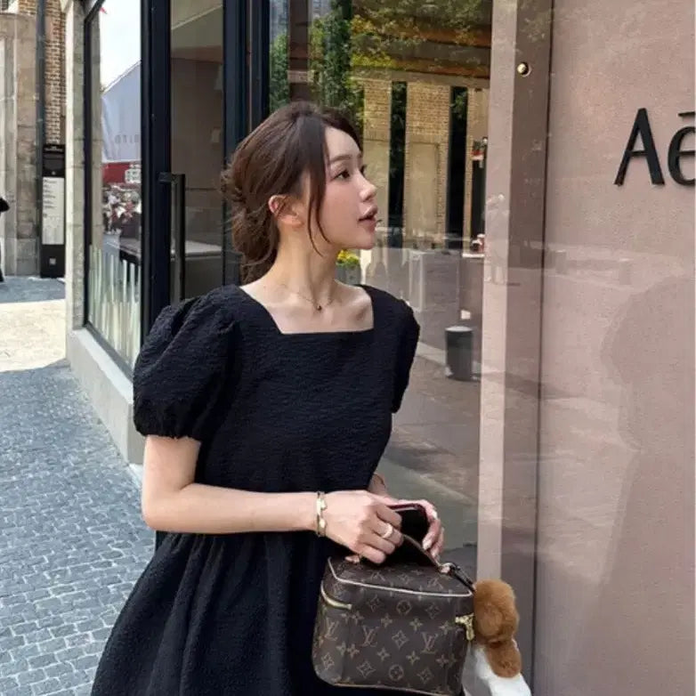 [BUNJANG] Marie Market Black Dress / 마리마켓 원피스