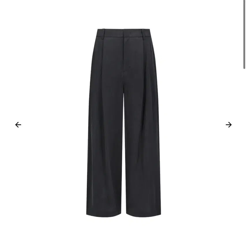 [BUNJANG] Amomento Cupro Pants Black / [L] 아모멘토 큐프라 팬츠 블랙