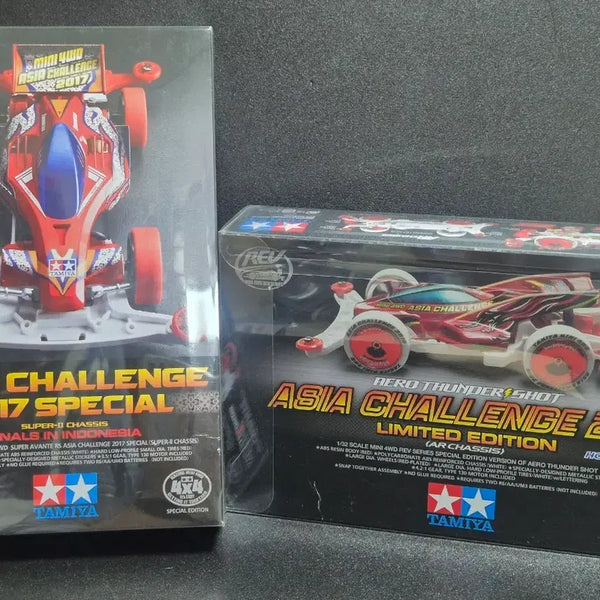 [BUNJANG] Tamiya Mini 4WD Avante RS (2017 Asia Challenge) & Thunder Shot Limited Edition (2016) Set / 타미야 미니카 아챌 2017 아반테 RS / 2016 썬더샷 한정판 2종
