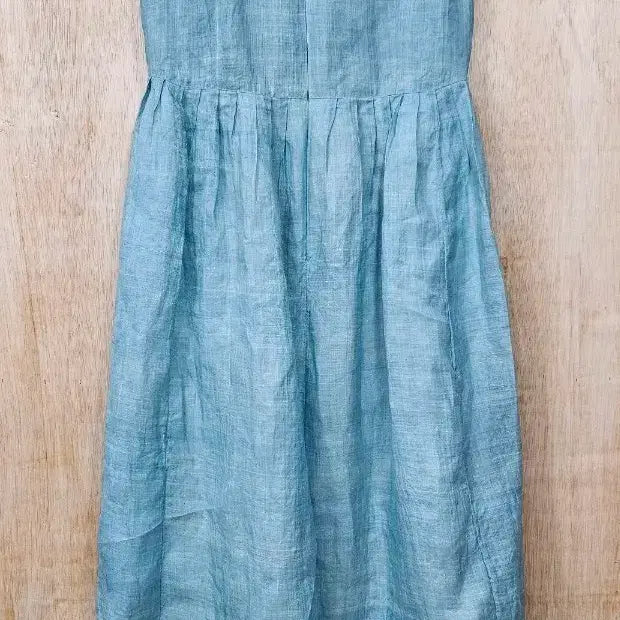 [BUNJANG] Custom Made Korean Ramie Dress Size 66 / 맞춤제작 국내산 모시 원피스 66