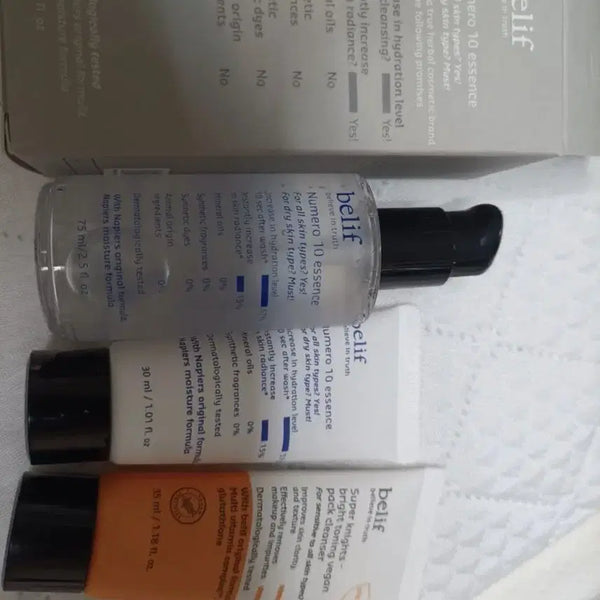 [BUNJANG] Belif Numero 10 Essence Set with Free Gifts (New) / 빌리프 뉴메로 10 에센스+증정 (새상품)