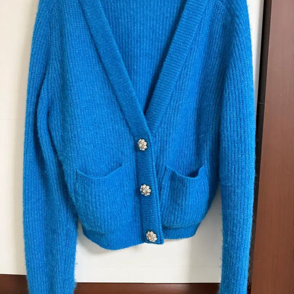 [BUNJANG] GANNI Angora Cardigan / 가니 가디건 정품