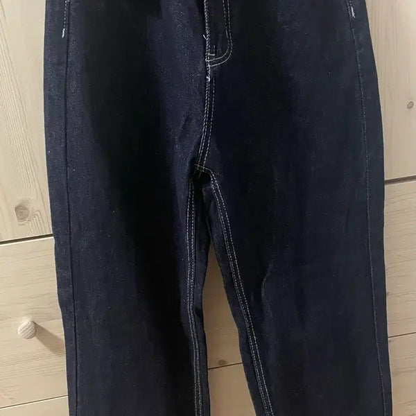 [BUNJANG] Dark Wash Denim Wide Pants - Size S / 진청 데님 와이드 팬츠. S size (새 상품)