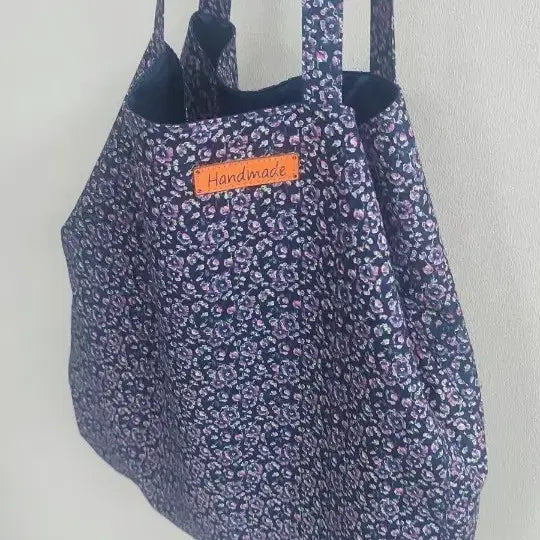 [BUNJANG] Flower Pattern Reusable Eco Bag / 플라워양면에코백