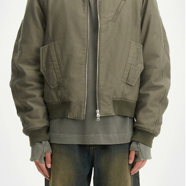 [BUNJANG] Bellier Neo City Flight Jacket - Camel/Beige (Size 105) / 벨리에 네오 시티 플라이트 자켓 - 카멜/베이지 05(105)