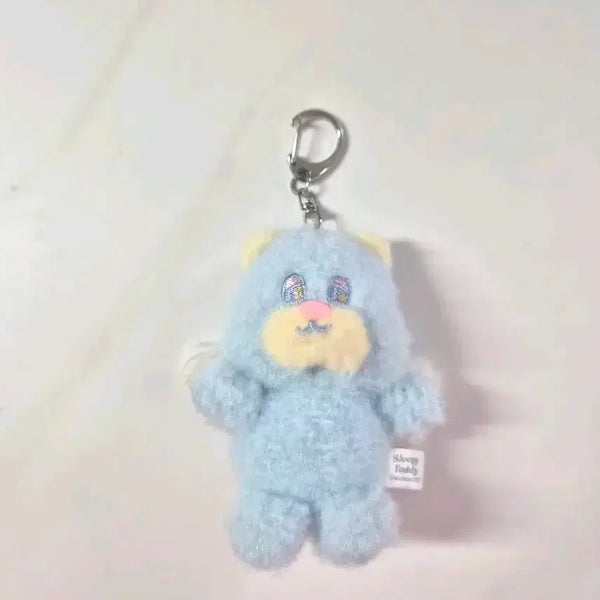[BUNJANG] Neon Moon Sleepy Teddy Doll Keyring / 네온문 슬리피테디 인형키링