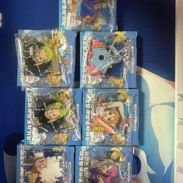 [BUNJANG] One Piece 25th Anniversary Acrylic Cube Keychain Bundle / 원피스25주년 팝업 아크릴 큐브 키링 일괄판매