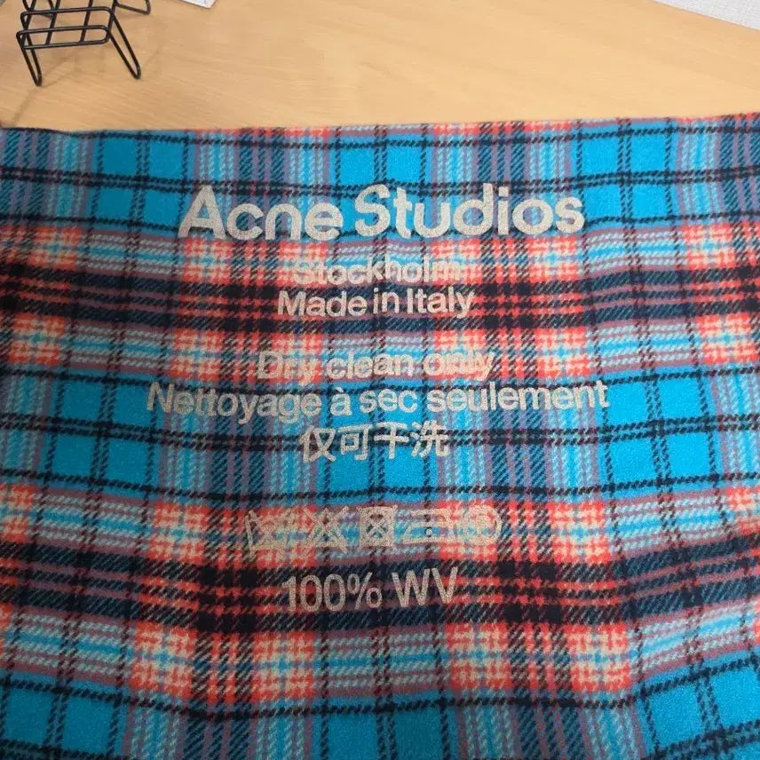 [BUNJANG] Acne Studios Check Wool Muffler / 아크네스튜디오 체크 울 머플러 목도리