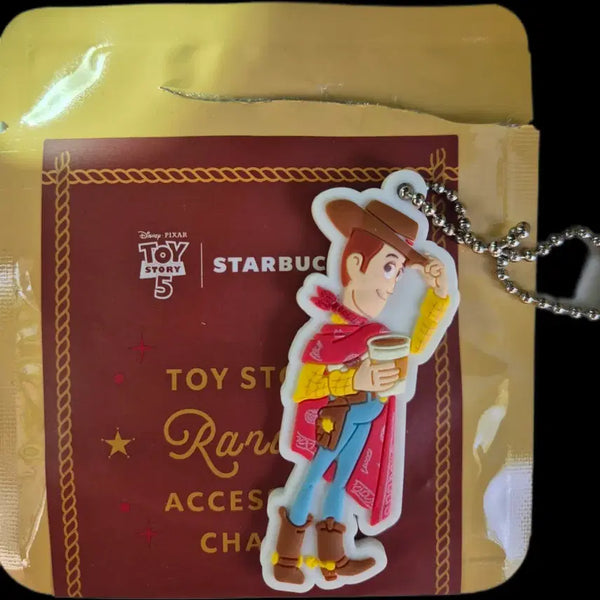 [BUNJANG] Starbucks Toy Story Woody Charm Keychain / 스타벅스 토이스토리 우디 참 키링