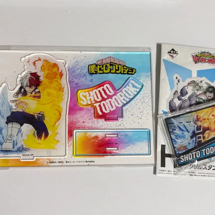 [BUNJANG] My Hero Academia Todoroki Shoto Kuji Acrylic Diorama Bundle Set / 히로아카 나히아 토도로키 쇼토 쿠지 아크릴 디오라마 일괄
