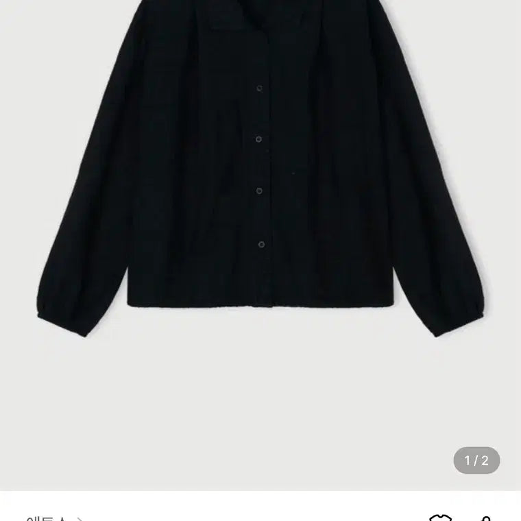 [BUNJANG] Ethos Pattern Shirt Black / 에토스 패턴 셔츠 블랙