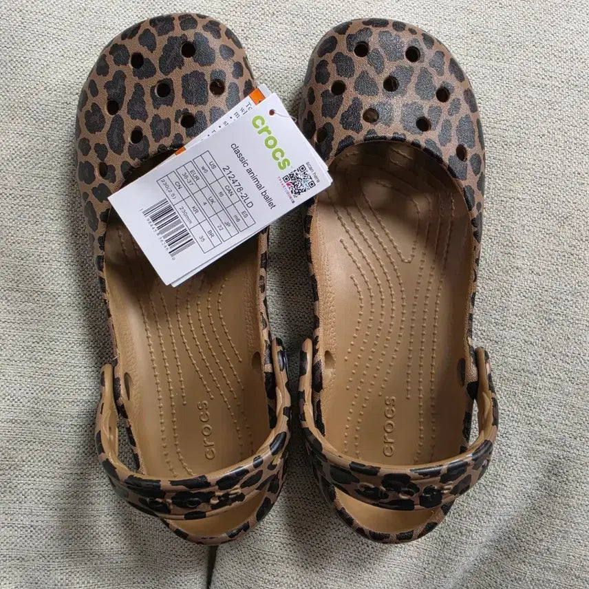 [BUNJANG] Crocs Classic Animal Ballet Leopard Clog / 크록스 클래식 애니멀 발레 레오파드