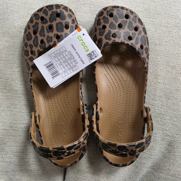 [BUNJANG] Crocs Classic Animal Ballet Leopard Clog / 크록스 클래식 애니멀 발레 레오파드