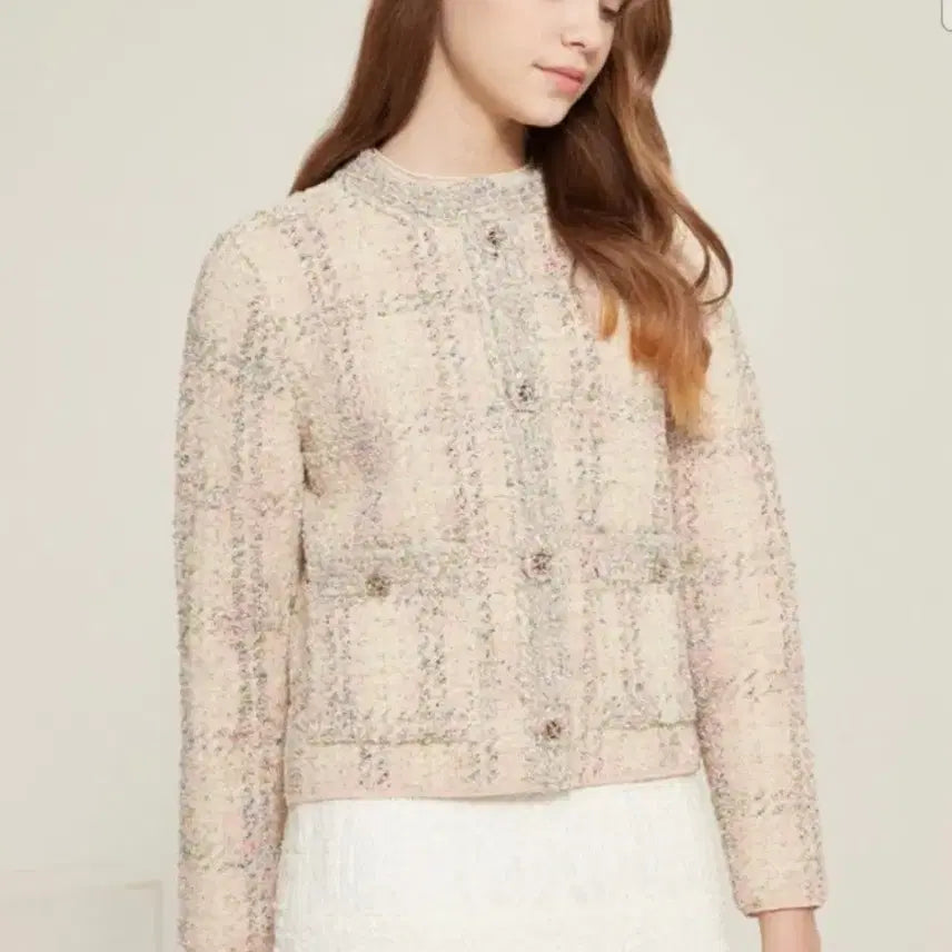 [BUNJANG] Mane Tweed Boucle Jacket / 마인 트위드 부클 자켓