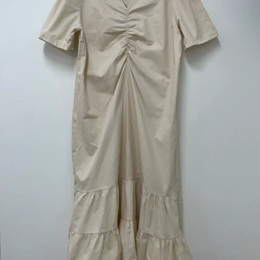 [BUNJANG] Shirring Long Dress / 셔링 롱원피스