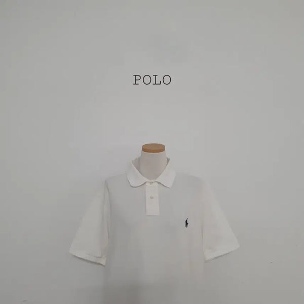 [BUNJANG] Polo Ralph Lauren Embroidered Logo Short Sleeve Polo Shirt White / No.26070312 폴로 랄프로렌 자수로고 반팔 카라티 화이트