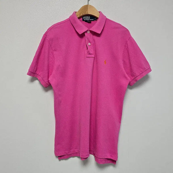 [BUNJANG] Polo Ralph Lauren Women's Pink Polo Shirt L / [여성66] 폴로 랄프로렌 카라티 핑크 L