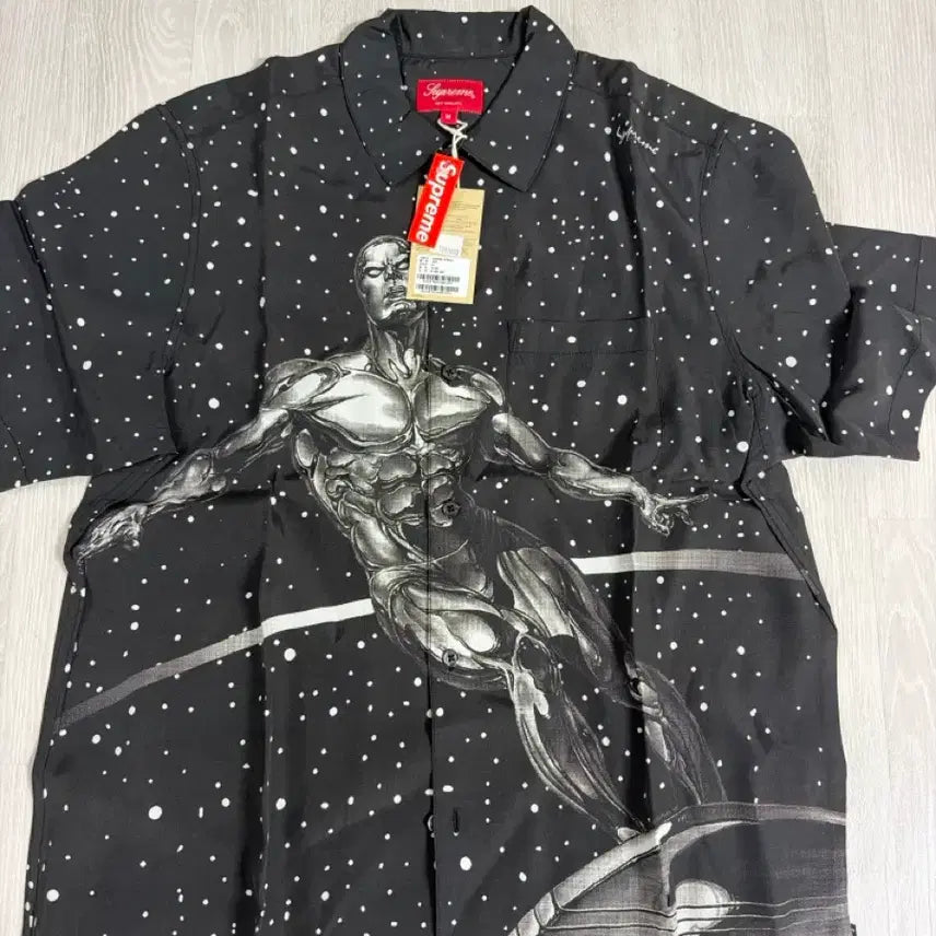 [BUNJANG] Supreme Silver Surfer Shirt Black SS22 / [M] 슈프림 silver surfur 셔츠 블랙 22S/S