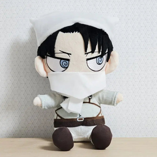 [BUNJANG] Attack on Titan Levi Classic Cleaning Plush Doll / 진격의거인 리바이 고전 청소 누이 치미캬라 봉제인형