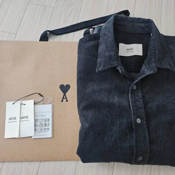 [BUNJANG] AMI Exclusive Corduroy Shirt / 아미 익스클루시브 코듀로이 셔츠