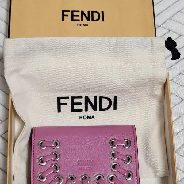 [BUNJANG] Fendi Infuatura Nappa Leather Accordion Card Holder / [정품] 펜디 아코디언카드지갑  새상품 한정판 선물용