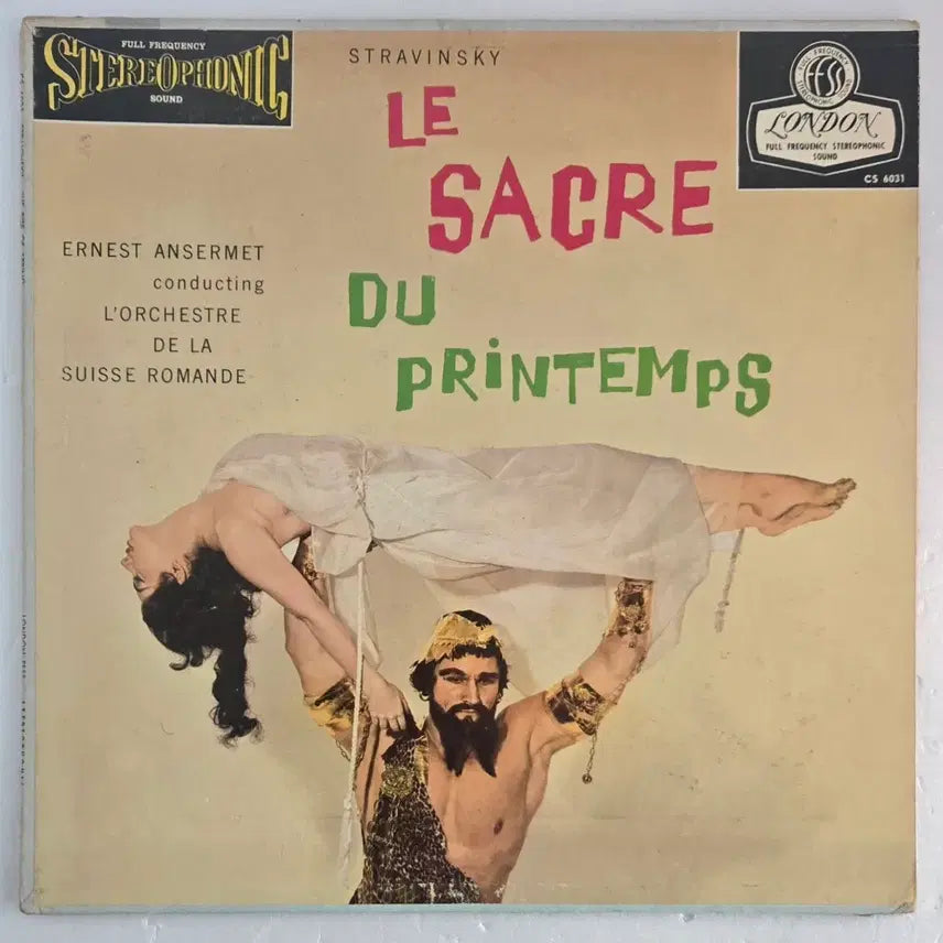 [BUNJANG] Ernest Ansermet & Suisse Romande Orchestra - Stravinsky: The Rite of Spring (Decca London CS 6031) / Decca London 앙세르메 - 스트라빈스키 봄의 제전 WB