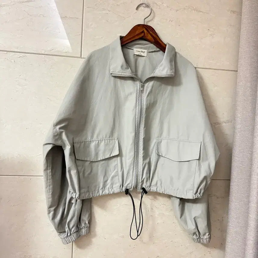 [BUNJANG] Anorak Cropped Jacket Jumper / 아노락 크롭 자켓 점퍼