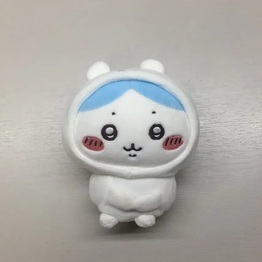 [BUNJANG] Cheekawa Hachiware with Naganodukkomi Hat (Opened) / 먼작귀 치이카와 나가노 농담곰 탈을 쓴 하치와레