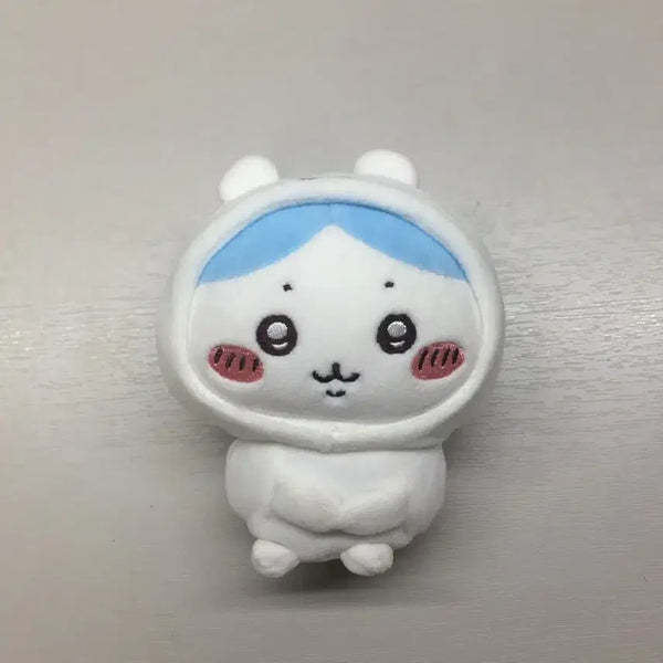 [BUNJANG] Cheekawa Hachiware with Naganodukkomi Hat (Opened) / 먼작귀 치이카와 나가노 농담곰 탈을 쓴 하치와레